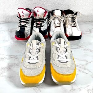 Kids Yellow & Gray Athletic Sneakers - Unbranded